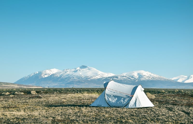 Campsite in nature